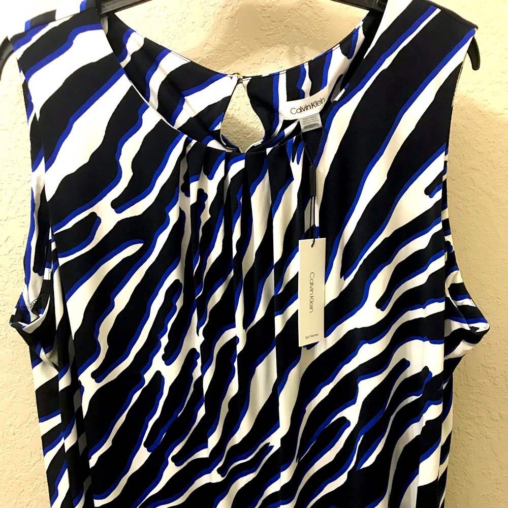 NWT Calvin Klein Sleeveless Dress Top